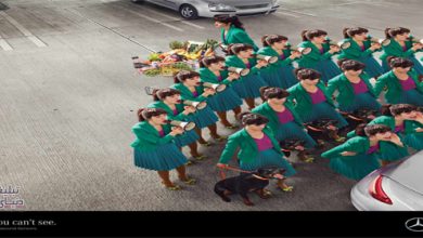 BENZ در تبلیغات بنز وقتی آپشن هشدار صوتی را ارائه کرد / بشنويد ،چيزي را که نمي توانيد ببينيد !