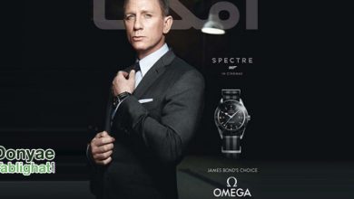OMEGA در تبلیغ تمام صفحه ساعت امگا با تصویر دانیل کریگ،در سایت شرق، در اولین روز اکران "اسپکتر"/ تبلیغات اینترنتی مهم تر شده اند