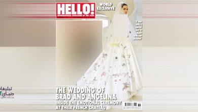 عکس نقاشیهای کودکانه بر روی لباس عروس متفاوت آنجلینا جولی / ترکیب آنجلینا جولی، عروسی، شش فرزند، نقاشی کودکانه، مد، برند فردی، تبليغات و ورساچه an در نقاشیهای کودکانه بر روی لباس عروس متفاوت آنجلینا جولی / ترکیب آنجلینا جولی، عروسی، شش فرزند، نقاشی کودکانه، مد، برند فردی، تبليغات و ورساچه