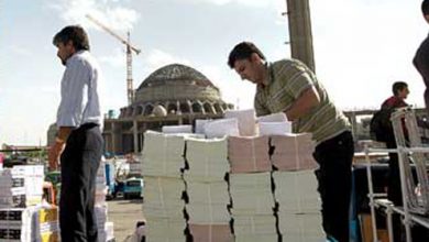 f در قیمت تبلیغات محیطی در نمایشگاه کتاب تهران