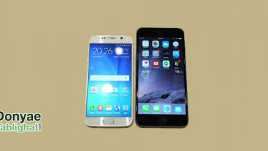 s6 در باز هم رقابت تبلیغاتی اپل و سامسونگ/مراسم عرضه آیفون 6s خراب شد
