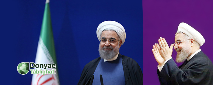 حسن روحانی1 در از بنفش تا آبی / تحلیلی بر تغییر رنگ هویت بصری دولت تدبیر و امید