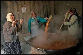 عکس سمنوی عمه لیلا از سفره هفت سین تا... / ثریا نوروزی سمنوی2